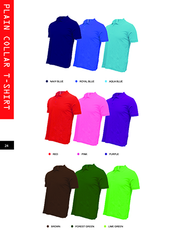 CUSTOM MADE COLLAR T-SHIRT PRINTING (SHORT SLEEVE)